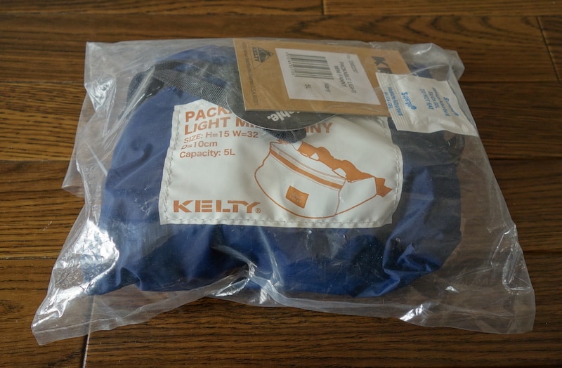 Kelty Hip bag Packable light mini fanny(Navy)を触ってレビュー